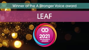 Lived Experience Advisory Forum (LEAF) wins Homeless Link’s annual Excellence Awards